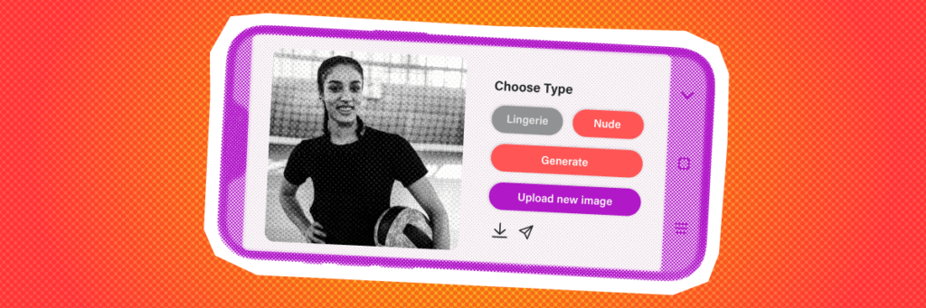 a nudify app