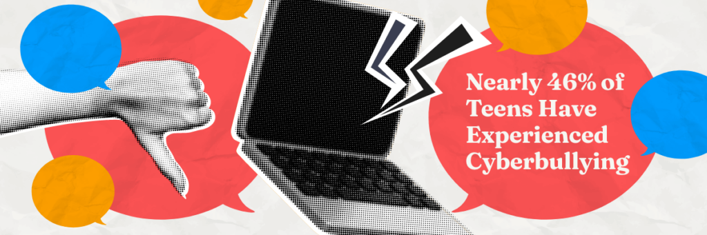 nearly half of teens have experienced cyberbullying