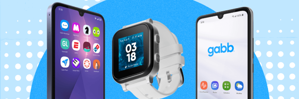 gabb phones and gabb smart watch for kids