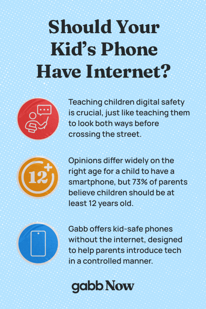 Should your kids phone have internet? No internet phones might be a good option instead