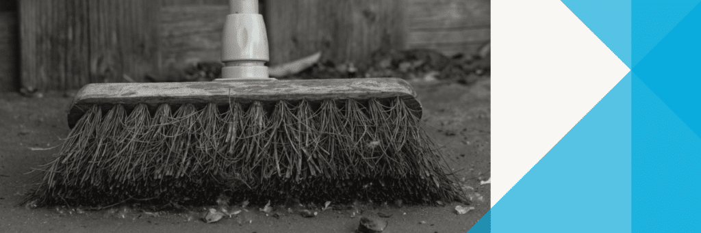 a broom