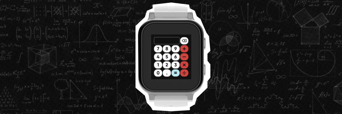 gabb calculator app on the gabb watch smart watch for kids